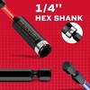 Geinxurn 8PACK Torsion Impact Bit Holder,Magnetic Extension Locking Socket Drill