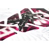 BIKE-label Tank Pad 3D Motorcycle Ninja Pink Compatible for Honda