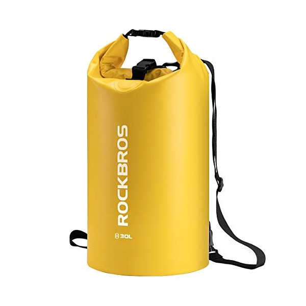 ROCKBROS Waterproof Dry Bag Backpack 2L 5L 10L 20L 30L Floating Dry Sack for Kayaking Beach Boating Rafting Fishing Swimming