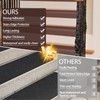 Stair Nosing Edge Trim,9.8 Ft Non-Slip Step Edge Protector,Rubber Edging