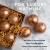 Lovery 24K Rose Gold Bath Bombs Set - Deluxe Marble