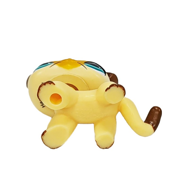CFCLLBR #3573 Mini Pet Toys Brown Heart Face Short Hair