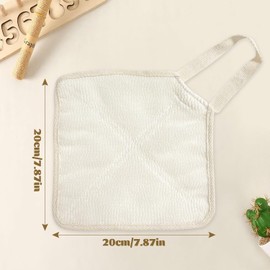 2 Waschlappen, Duschtuch für Gesicht und Körper, beidseitiger, sanfter Waschlappen für Männer und Frauen, vielseitig einsetzbar, wiederverwendbar