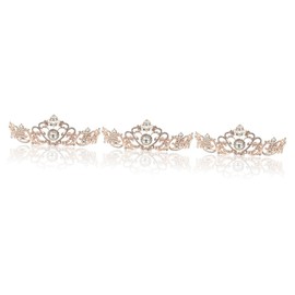 Beavorty 3pcs Rhinestone for Women Elegant Bridal for Weddings Parties Special Occasions Lightweight Design for Comfortable Wear Hair Accessory for Brides and Girls