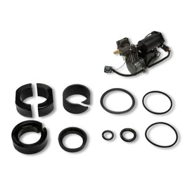 X8R AIR COMPRESSOR REPLACEMENT PISTON SEALS REBUILD RESTORE KIT COMPATIBLE WITH LAND ROVER LR3 / LR4 / RANGE ROVER SPORT & RANGE ROVER L322, PART # X8R27 / X8R0027