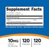 Nutricost Lithium Orotate (10mg) 120 Capsules - Vegan Lithium Supplement,