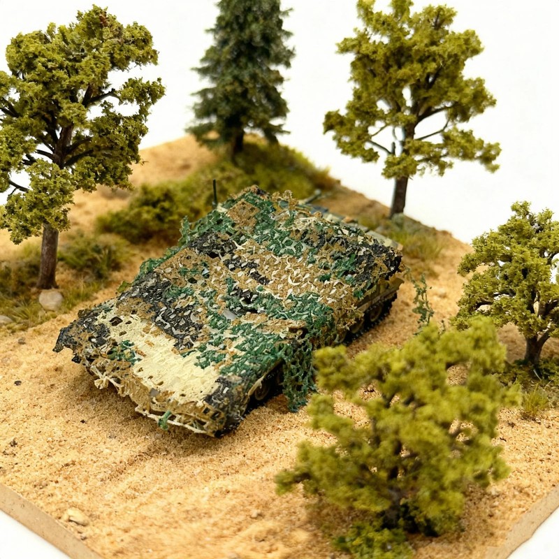 gdeplok 3 Pcs Camouflage Net Dense Foliage Set - Realistic