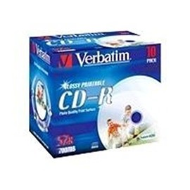 Verbatim CD-R 52x Speed Super AZO Jewel Case 10 Pack