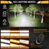 Auxbeam 20 Inch LED Light Bar 420W 6 Modes Amber