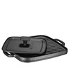 Bruntmor 2-in-1 Pre-Seasoned Cast Iron Reversible Griddle Grill Pan with