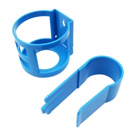 WANGCL 2PCS Poolside Cup Holder for Above Ground Pools Pool Cup Holder Pool Drink Holder Fits 2 Inch or Less Round Top Bar （Round