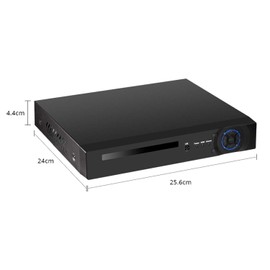Xenocam 4CH PoE NVR 5MP H.265 Security Network Video Recorder Supports Up 4 X 5MP /4MP /3MP 1080P Any ONVIF IP Cameras, Motion Detection Email Alerts USB Backup VGA and HDMI Output, NO HDD