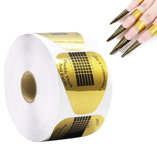 Does not apply Moldes unas 500pcs guia extension oro builder