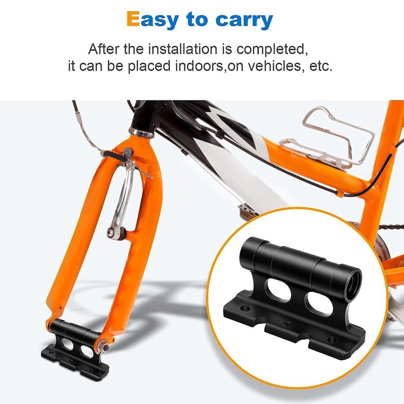 Pojedehy Bicycle Rack Road Bike Carrier Front Fork Quick Release