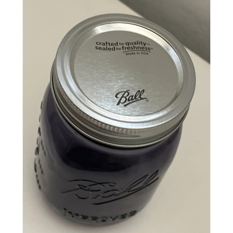 BALL Purple Ball Jar Heritage 100th Anniv Edition Improved Mason