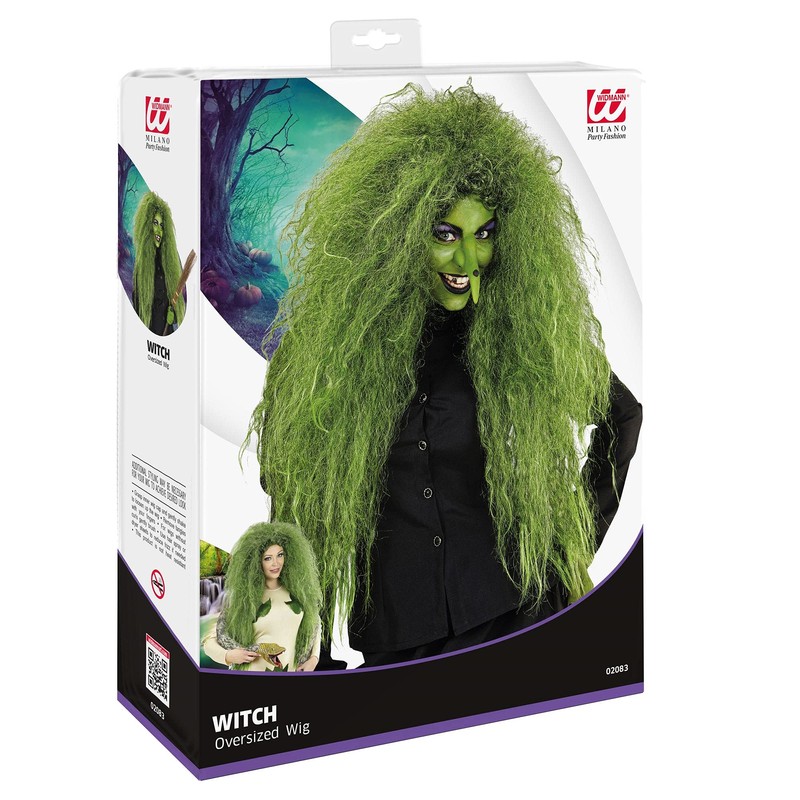 WIDMANN 02083 Witch Wig, One Size