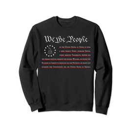 WE THE PEOPLE Constitution 4th of July, Gadsden Flag Sweatshirt