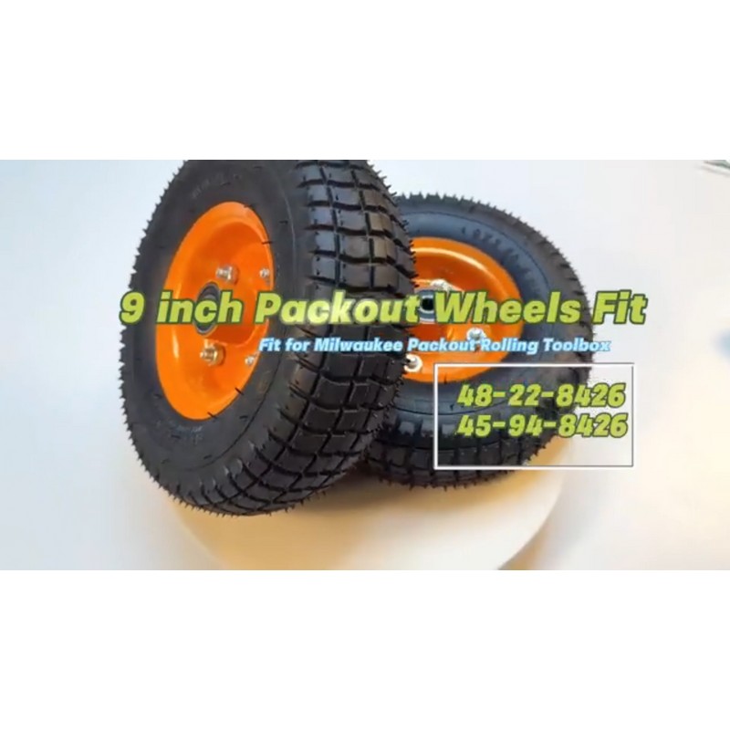 DNShorix Packaout Wheels Fit for Milwaukee Rolling Tool Box 48-22-8426/