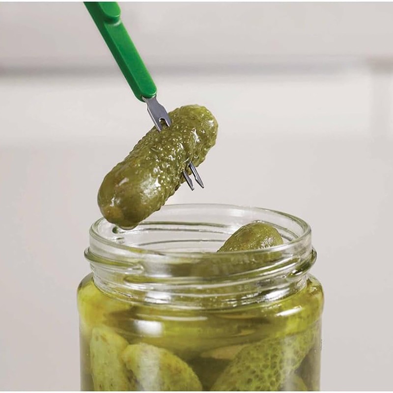 2-Piece Scoop and Pick Jar Spoon and Fork, for Olives