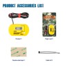 Yooreal Digital Hour Meter, Resettable Hours for Garden Tractor Brush