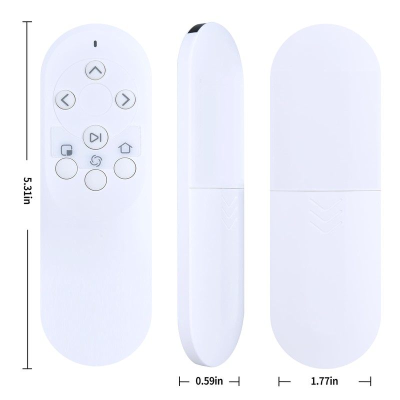 GOUYESHO Nue Replacement Remote Control for Roborock E5 Vacuum and