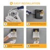 FDPBY Modern Wall Sconce Set of Two Indoor Wall Lamp