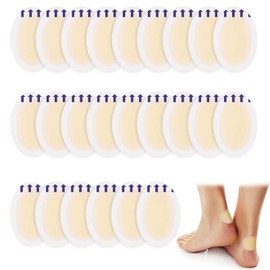 Pack of 24 Blister Plasters, Waterproof Gel Plasters, Heel Blister Plasters, Hydrocolloid Plasters, Gel Plasters, Blister Prevention, for Toes and Fingers, Forefoot, Heel Protection, Protective Skin