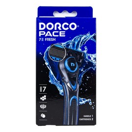 Dorco Face 7 Fresh 7-blade razor 2 razor blades / 도루코 페이스 7 프레쉬 7중날 면도기 면도날 2개