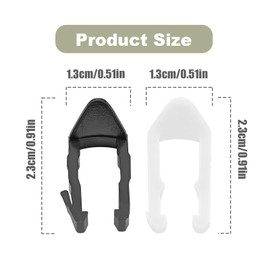 SYudwen Fuel Line Retainer Clips Connector Repair Kit, 10 Sets 3/8 and 5/16 Retainer Clip Assortment Compatible with Ford, N802239S N802241S