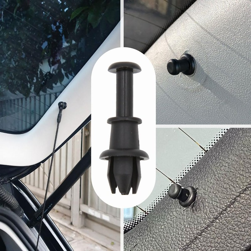 AHEOVSD 4 Pcs Car Boot Parcel Shelf Clips Pins Parcel