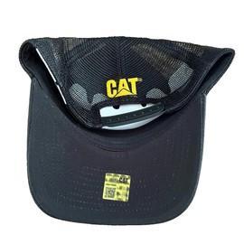 Caterpillar Equipment Black & Yellow C Block Snapback Mesh Cap/Hat