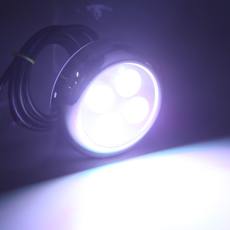 Marine Underwater Light 60° Angle IP68 Waterproof Seawater Interior Dome