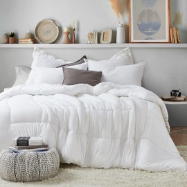 Byourbed Summertime - Coma Inducer® Oversized Queen Comforter - Cloud Dancer - White