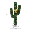 SAFEPLUS 5ft Cactus Christmas Tree Artificial Xmas Tree with 90