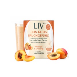 LIV Darmkur Probiotika & Präbiotika | Ashwagandha KSM-66® & 10 Mrd. Bakterienkulturen | Ballaststoffe & B-Vitamine | Unterstützung Darmgesundheit | Pflanzen- & Mineralstoffe