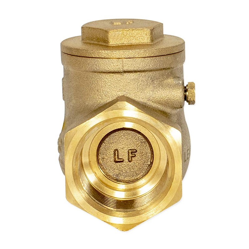 Eastman Brass Swing Check Valve, 1 Inch IPS, Brass Plumbing