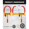 RETRUE Trailer Wheel Lock Clamp, Tire Lock Anti Theft for