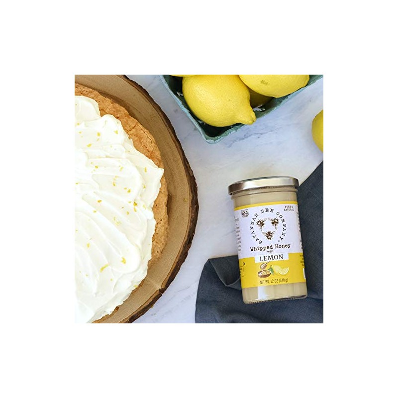 Whipped Honey - Lemon 12 Ounce Tower by Savannah Bee