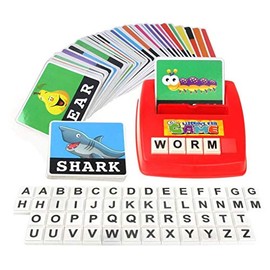 YUET Word Games Educational Toys for 3-14 Year Olds Ages English Spelling Alphabet Letter Children Baby Entertainment Game Early Learning Memory Puzzles Jigsaws Toy Kids Gifts Words Match Cards