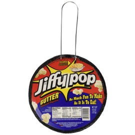 JIFFY POP Butter Flavored Popcorn, Stovetop Popping Pan, 4.5 oz.