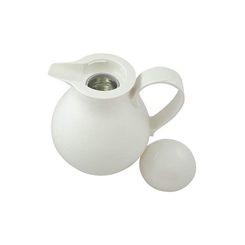 Helios Nostalgia Plastic Insulated Jug, White, 1 Litre