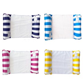 Pool Floaties for Adults - 4 Pack Inflatable Mesh Float, PVC Compact & Travel-Friendly for Vacation, Lakes Fun