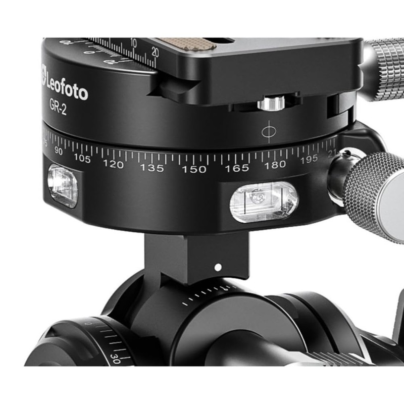 Leofoto 038062 Panoramic Gear Head GR-2 Panning Gear Controllable with