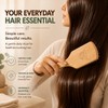 Moo & Yoo Bamboo Paddle Hair Brush | Gentle Detangling