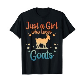 Funny Goat Design For Girls Women Youth Teen Kids Goat Lover T-Shirt