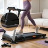 TOBWOLF 4PCS Anti-Slip Treadmill Mats, 10MM Thick High Density Walking