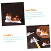 Mikinona 4pcs Ceramic Chopstick Rest Cartoon Holders for Utensils Elegant