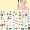 10 Sheets Easter Religious Temporary Tattoos, Religions Christian Temporary Tattoos