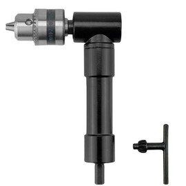 Angle Drill Attachment, Clamping Range 0.8-10 mm, Angle Drill Attachment, 90 Degree Drill Chuck, Angle Drill Adapter, Angle Attachment for Cordless Screwdriver