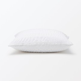MUJI Soccer Woven Cushion Cover for 16.9 x 17 inches (43 x 43 cm) Off White 84761300